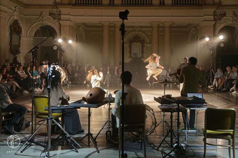 Hrvatski kulturni dom, Rijeka, DAN.C.CE Unitiva, Atena: ARTissue: Lineage, autorski projekt Kristine Paunovski, foto: Aleš Suk/ARTKVART