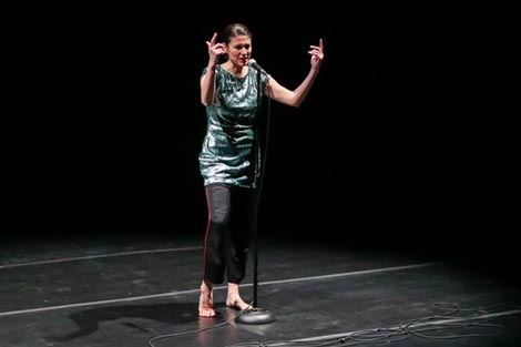 Dijaloški TASK 19 (Posvećeno C.L. i tekstovima koji nisu ušli u finalnu verziju), autori Iva Nerina Sibila / Bojan Gagić, foto: facebook PlatformaHR