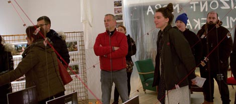 Juraj Šantorić, pop-up izložba Dolazim u posjetu, Galerija Miroslav Kraljević, Zagreb, 31. siječnja – 4. veljače 2023., foto: arhiv umjetnika