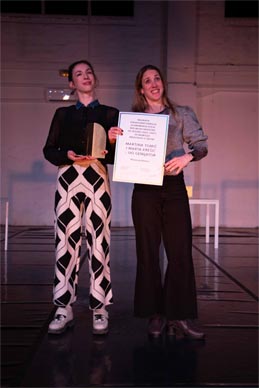 Martina Tomić i Marta Krešić na dodjeli godišnjih nagrada strukovnih udruga suvremenog plesa Republike Hrvatske za 2023., foto: Matija W. Kralj