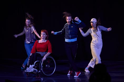 DIVERT inkluzivni plesni kolektiv, Zagreb: Neobične ljubavi, autor Žak Valenta, 2020., foto: Tara Ivanišević