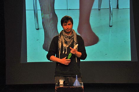 Teatar Glej, Ljubljana, Scream, koncept Boris Kadin, tekst Natasha Kadin, Øystein Ulsberg Brager, Boris Kadin, foto: Tihana Mandušič