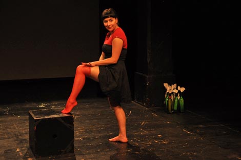 Teatar Glej, Ljubljana, Scream, koncept Boris Kadin, tekst Natasha Kadin, Øystein Ulsberg Brager, Boris Kadin, foto: Tihana Mandušič