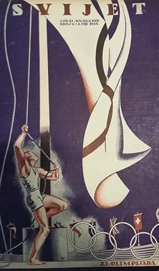 naslovnica revije Svijet od 8. kolovoza 1936.