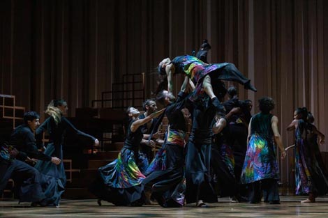 Ballet du Grand Théâtre de Genève: Ukiyo-e, kor. Sidi Larbi Cherkaoui, foto: Gregory Batardon